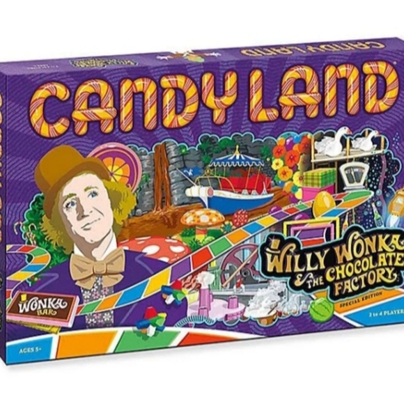 ❌Sold❌ Willy Wonka 🍫🍬🍭 Candyland Game ⭐ NEW - Picture 3 of 3